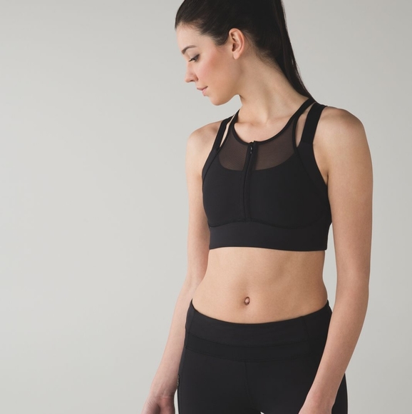 lululemon front zip bra